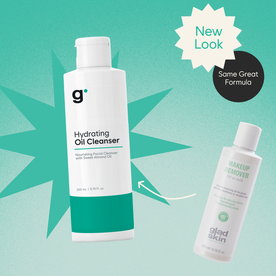 Hydrating Oil Cleanser New Look Comparison to Old Packaging