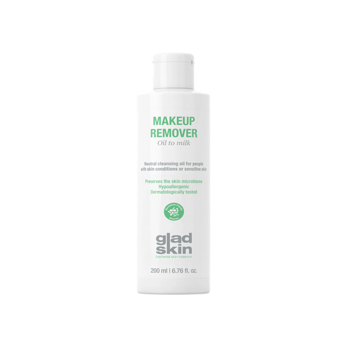 Gladskin Makeup Remover, gentle and effective solution for removing makeup and dirt without irritating sensitive skin