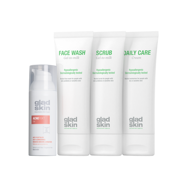 ACNEFEKT Care Set, ideal routine to clean, treat and moisturize acne-prone skin