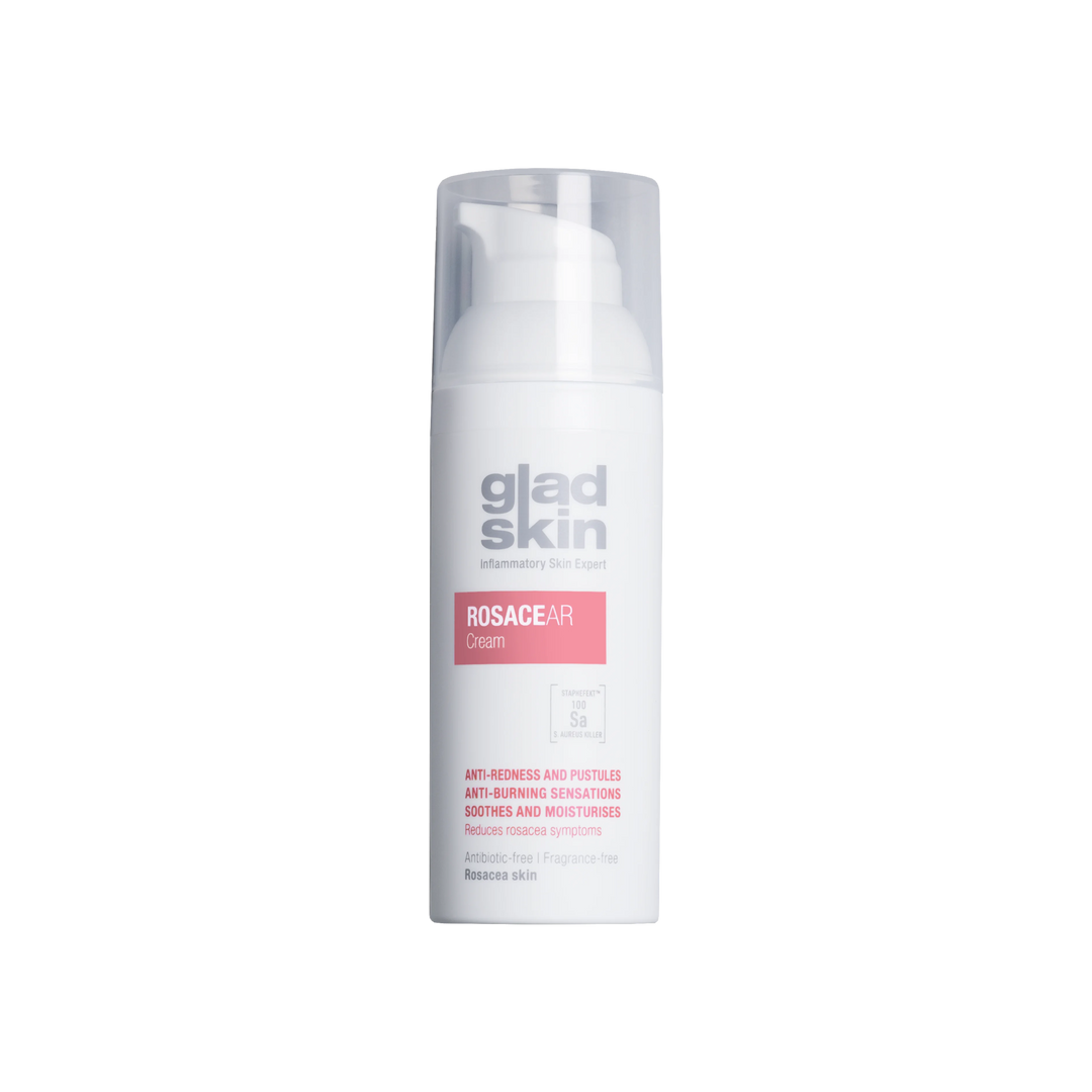 Rosacea cream against redness and pustules Gladskin